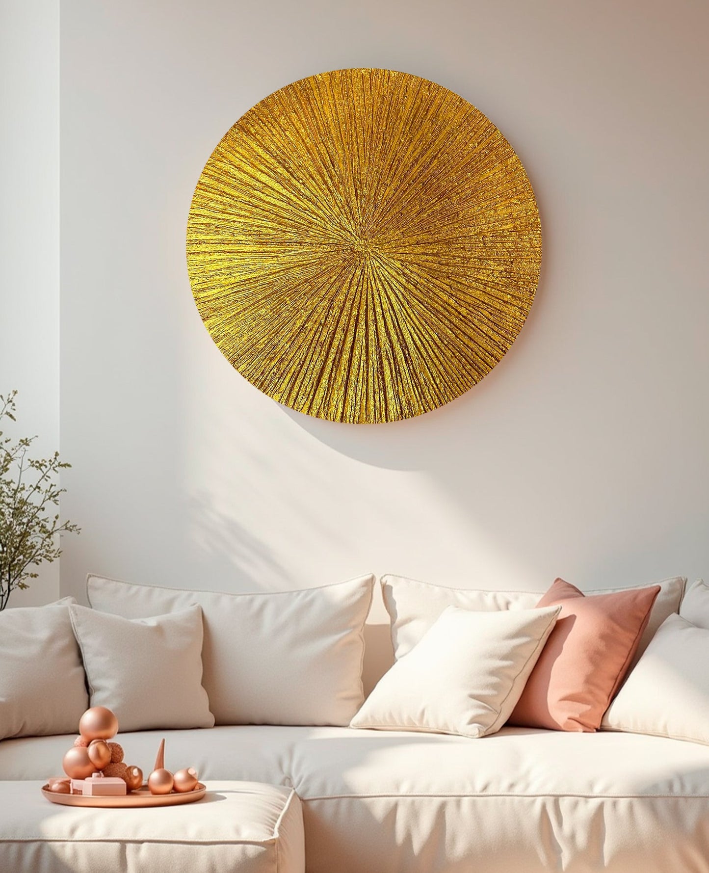 Textured decorative wall panel highlighting depth and relief structure