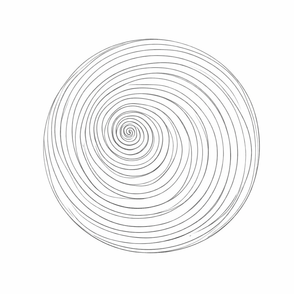Round Wall Art Panel Vector