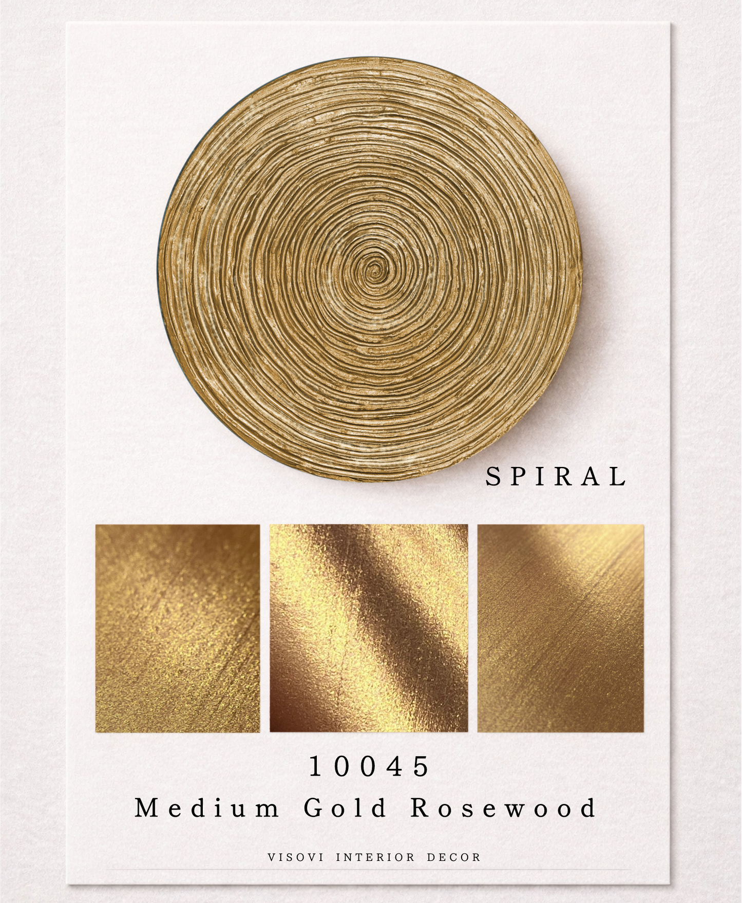 Luxury rosewood spiral wall panel for interiors, hotels and commercial spaces